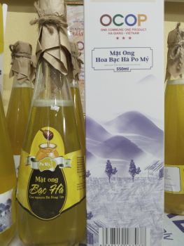 Mật ong Bạc hà Cao Nguyên Đá Đồng Văn 550 ml (Po Mỷ)